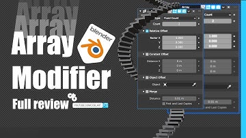 Blender Array Modifier:  Master It From Cube to Twisting Stairs!