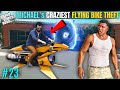 GTA 5 Shinchan vs Franklin Michael Takes FLYING BIKE to NEW EXTREMES!