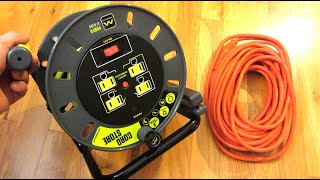 MasterPlug Cord Reel | Demo and Review | Extension Cord Storage Reel | MultiOutlet Adapter