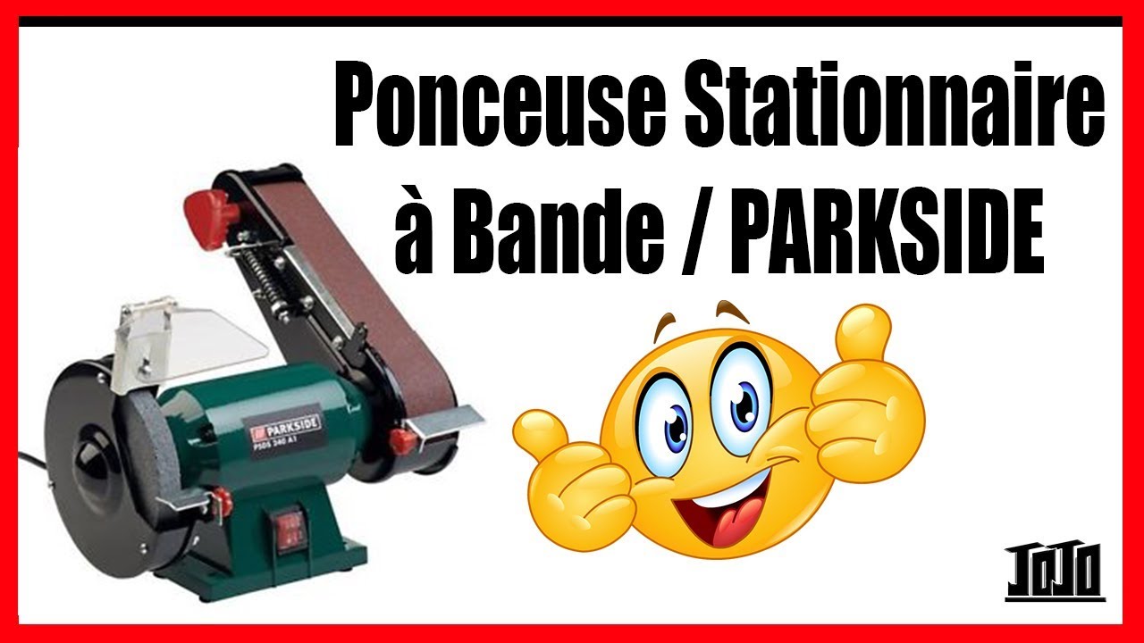 Ponceuse Stationnaire A Bande Parkside Lidl Youtube