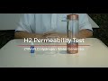 Zynaflo hydrogen generator h2 permeability test