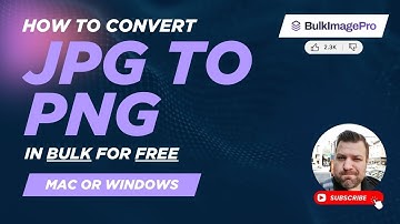 How to Convert JPG to PNG in Bulk for FREE (Windows or Mac)