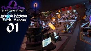 Let's Play Spacebase Startopia - (Early Access) - Part 1 - Getting Tutorialized & Berated!