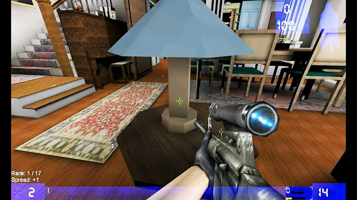 Giant living room sniper rat map in UT99 - DM-[SHX]KingOfQueensV2