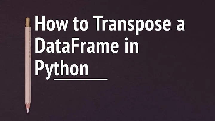 How to Transpose Data Frame Pandas | Python