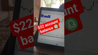 $22 account balance ⚖️ #forex #mt5 #foryou #tradingpakistan