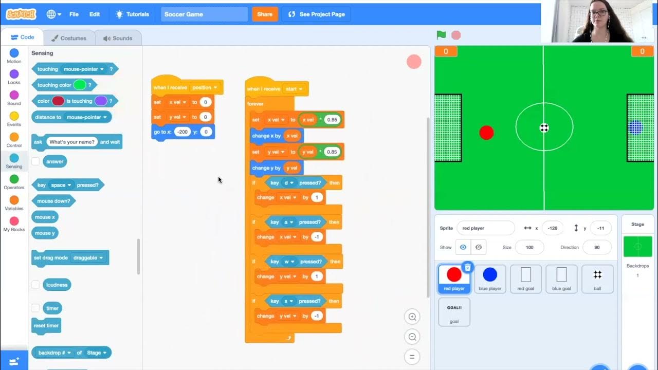 Best Scratch Coding Projects for kids and teenagers: Soccer Game - YouTube