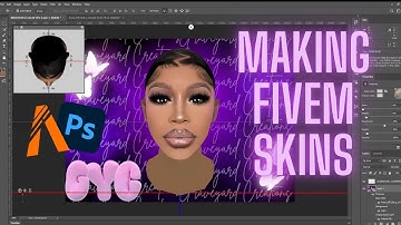 MAKING FIVEM FACE SKINS WITH PHOTOSHOP || ITSKEEDAGAMER