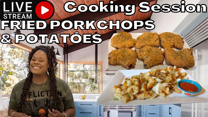 Gina Young LIVE COOKING SESSION FRIED POTATOES AND...