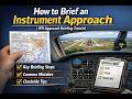 How to Brief an Instrument Approach | IFR Approach Briefing Tutorial