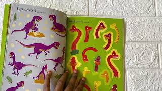 Little dinosaur sticker book