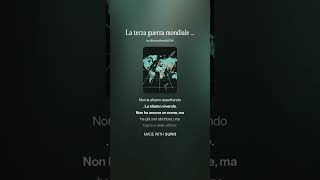 La terza guerra mondiale è già scoppiata