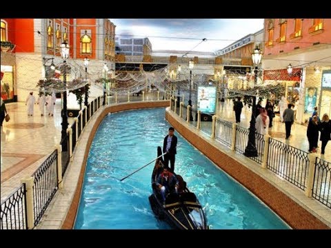 Canal In The Mall Villaggio Mall Doha Qatar World Best