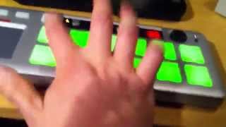 Vestax Pad-one with Hydrogen virtual drums on AVLinux screenshot 4