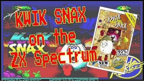 Kwik Snax on the ZX Spectrum from Codemasters (1990)