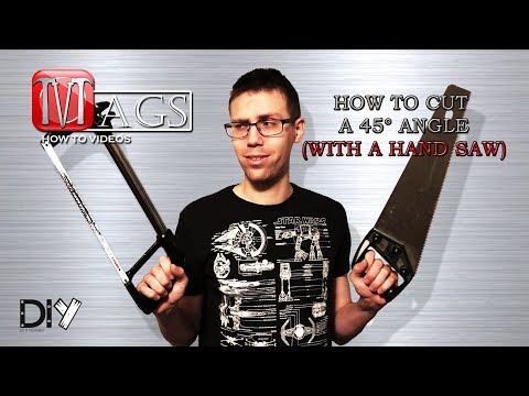 How To Cut a 45° Angle (With a Hand Saw)