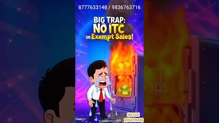 🚨 0% GST TRAP! Exempt vs Nil Rated Goods Explained #Shorts #GST