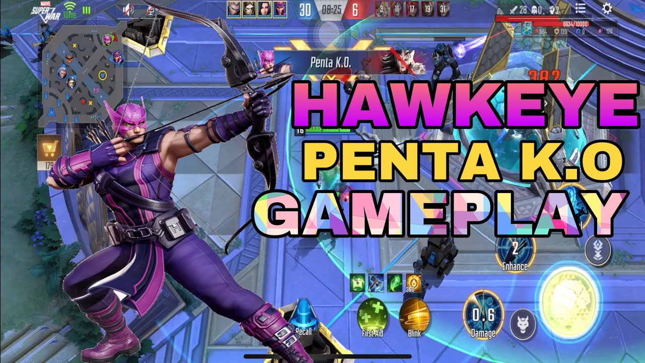 Buds TV Hawkeye Penta K.O Gameplay - Marvel Super War