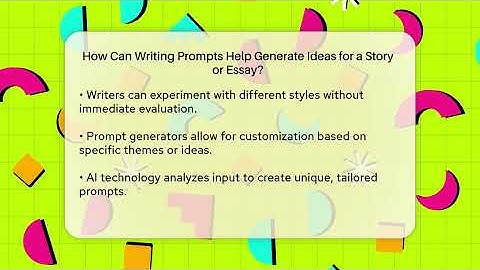 How Can Writing Prompts Help Generate Ideas for a Story or Essay? - The Prose Path