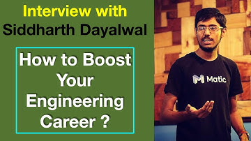 Interview with Siddharth Dayalwal on How to Boost your Engineering Career ? | Hackathon Experience 🔥