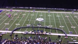 Blue Devils warming up before their victory run