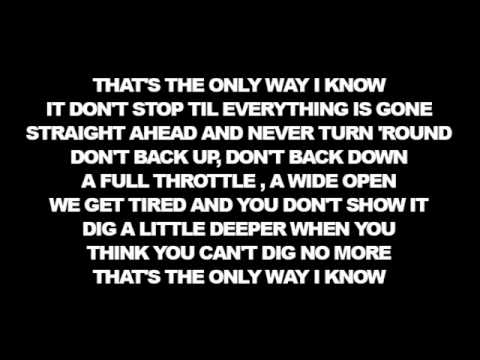 Jason Aldean (+) The Only Way I Know