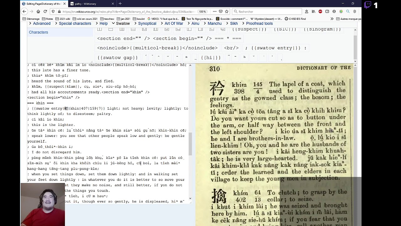 Teochew edits on Wikisource