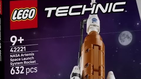 New 2025/2026 Lego Technic Space 42221 NASA Artemis Space Launch System Rocket