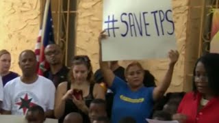 Rally being held in Miami to defend Temporary Protected Status for Haitians