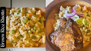 HEALTHY BROWN RICE RISOTTO RECIPE