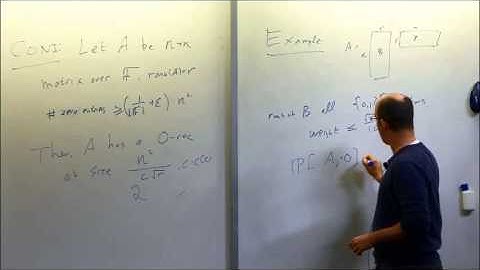 The Structure of Low Rank Matrices