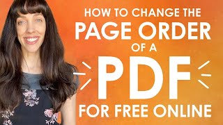How to Change Order of Pages in a PDF for Free Online (without Adobe Acrobat Pro)