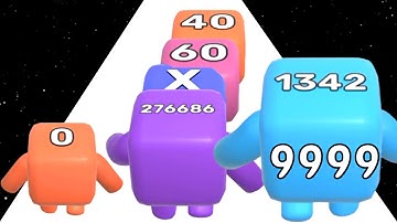 Level Up Numbers (vs) Marble Run - Max Level