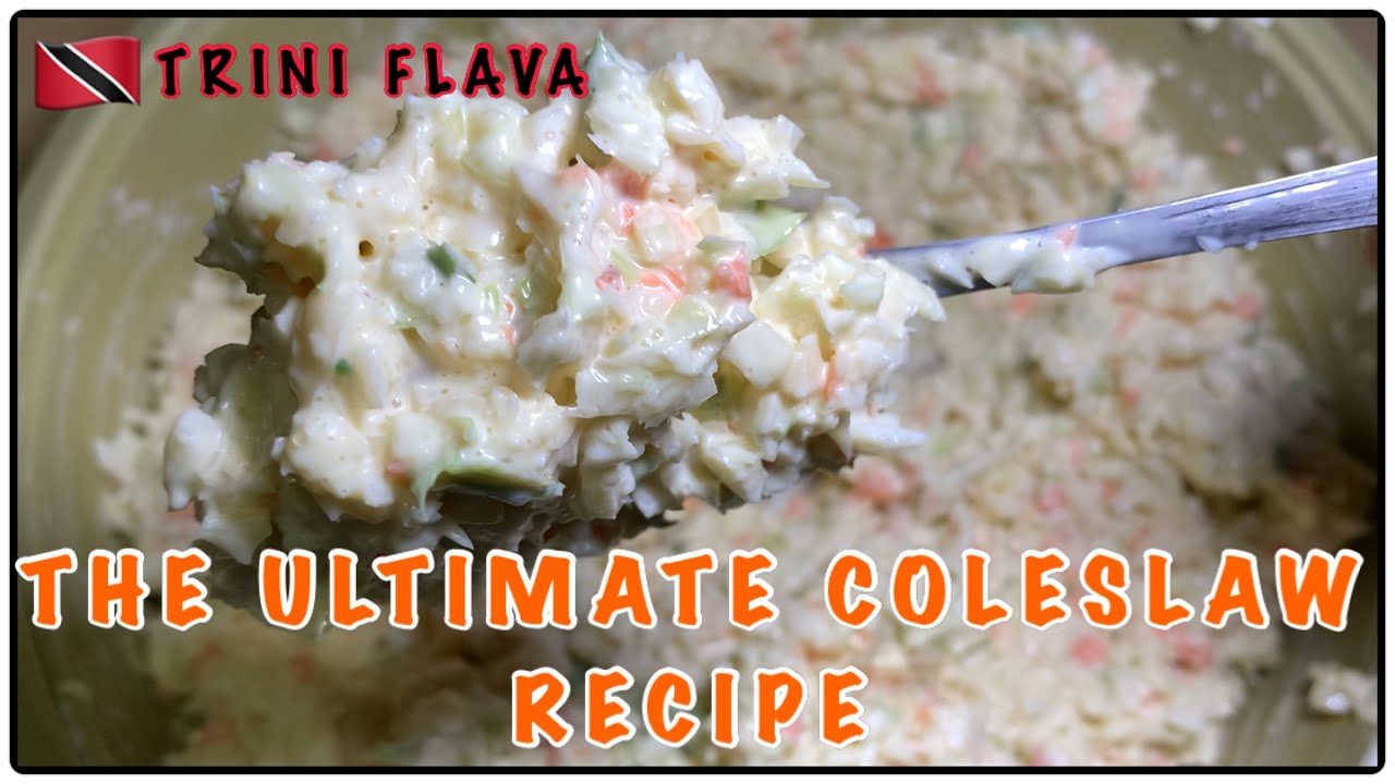 QUICK COLESLAW RECIPE TRINI FLAVA YouTube