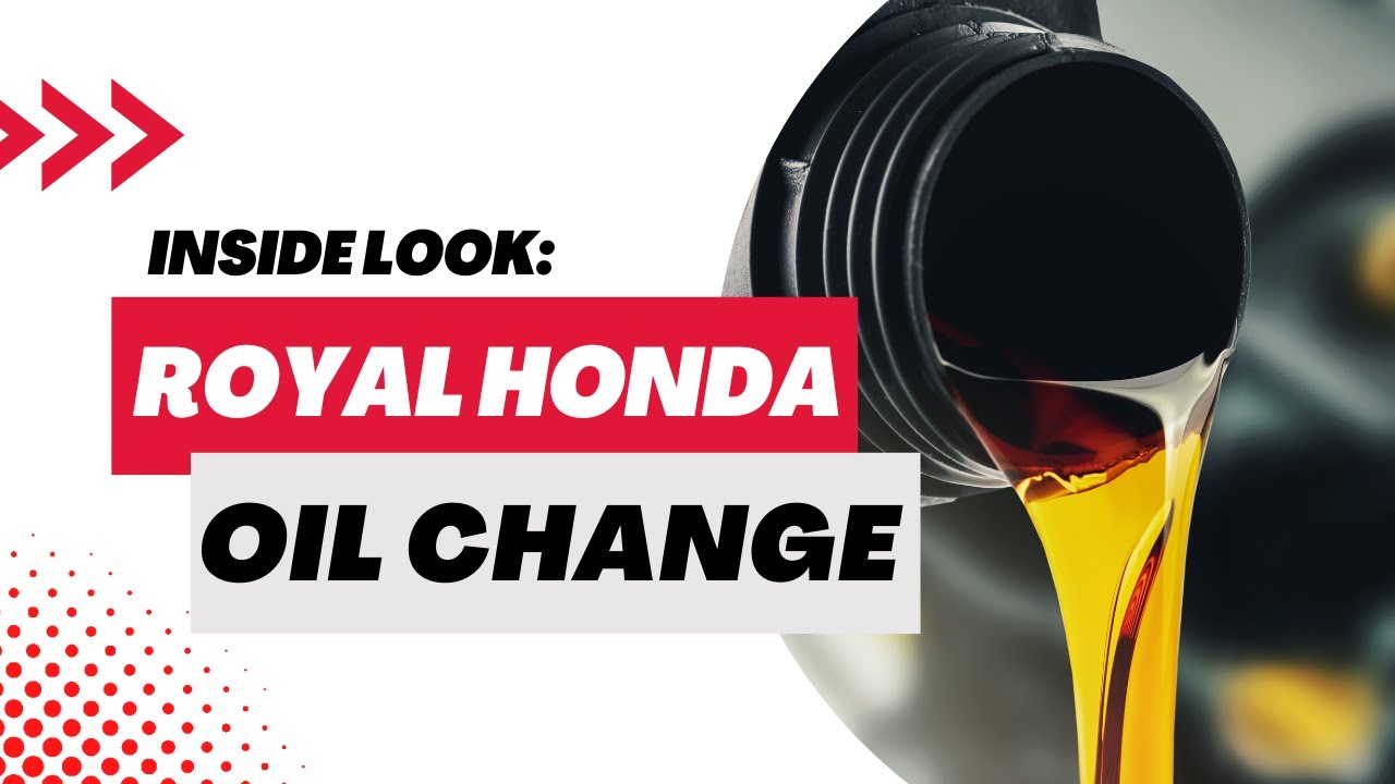 Royal Honda Oil Change!