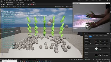 UE 5.7 AI Computer Vision Demo | AI Tracking via WebCam (Python UDP, DOOH. Interactive Art)