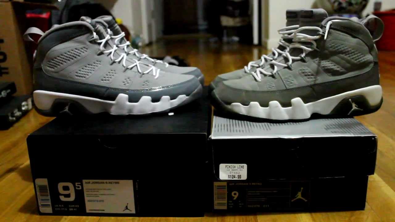 cool gray 9 jordans