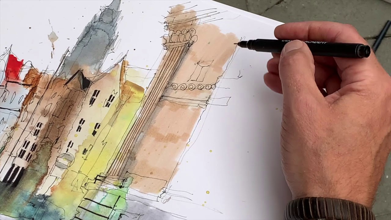 Sketching Brussels with Ian Fennelly