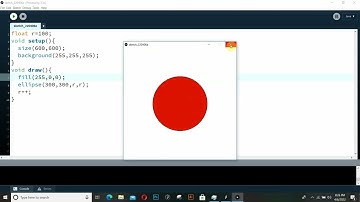5. Generative Art Tutorial for Beginners-  Background Color in Processing