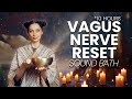 Vagus nerve reset to sleep  sound bath healing meditation 10 hours
