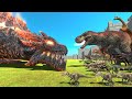 Dinosaurs infinity war  battle with dragons