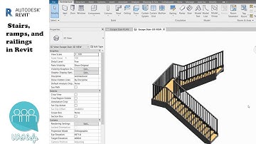 How to crate and modify Stairs, ramps, and railings in Revit