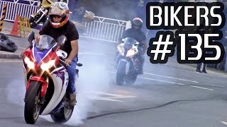 BIKERS #135 - The Best SUPERBIKES on the Streets! Sounds, Wheelies & Burnout