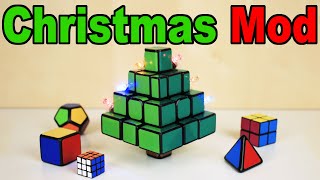 How I made a CHRISTMAS TREE Rubik's Cube! Guide