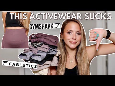SAVE YOUR MONEY: DECLUTTERING ACTIVEWEAR I HATE | why gymshark and fabletics suck...a rant