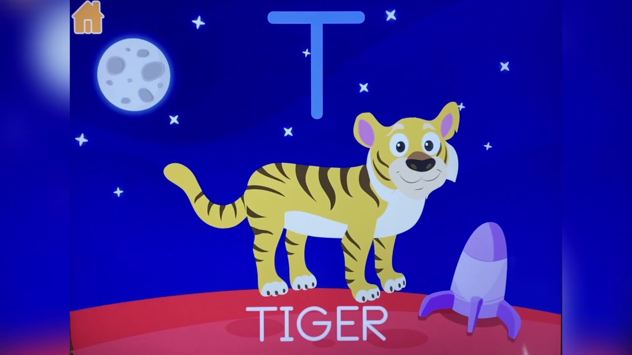 🔴 ABC Animal Alphabet Tracing 🔴 part 4. Play with Kiddopia. - YouTube