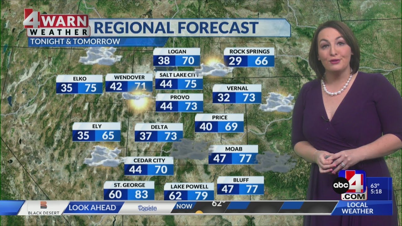 Sunny, mild weather to kick off the week with cooler, unsettled weather ...
