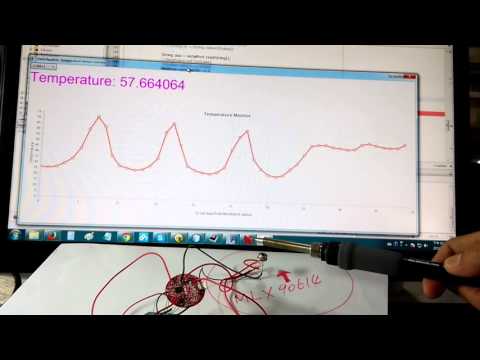 JAVAFX & MLX90614 - Temperature sensor monitor v0.1