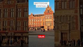 Wait for it! AMSTERDAM CENTRAL VIEW | NETHERLANDS @suraabhisharma_369 #shorts #travel