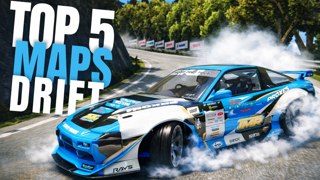 Top 5 mountain maps for drift Assetto corsa - YouTube